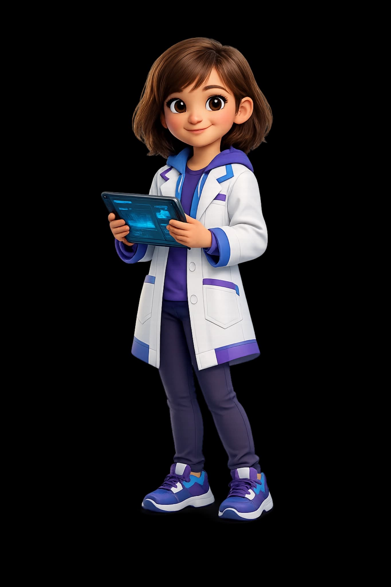 Aluna evoluindo na plataforma Genius Factory